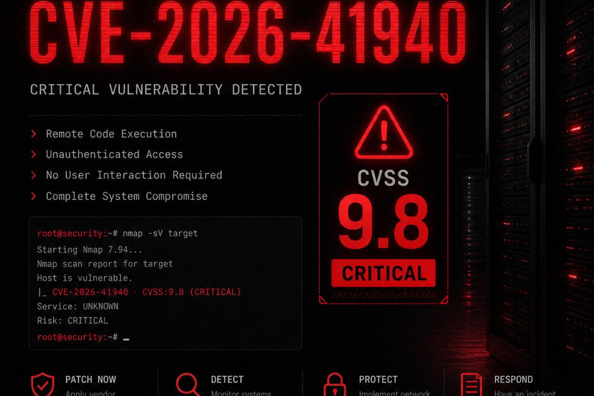 cPanel Güvenlik Açığı: Yetkisiz Erişim ve Veri İhlali Riski: CVE-2026-41940 KRİTİK